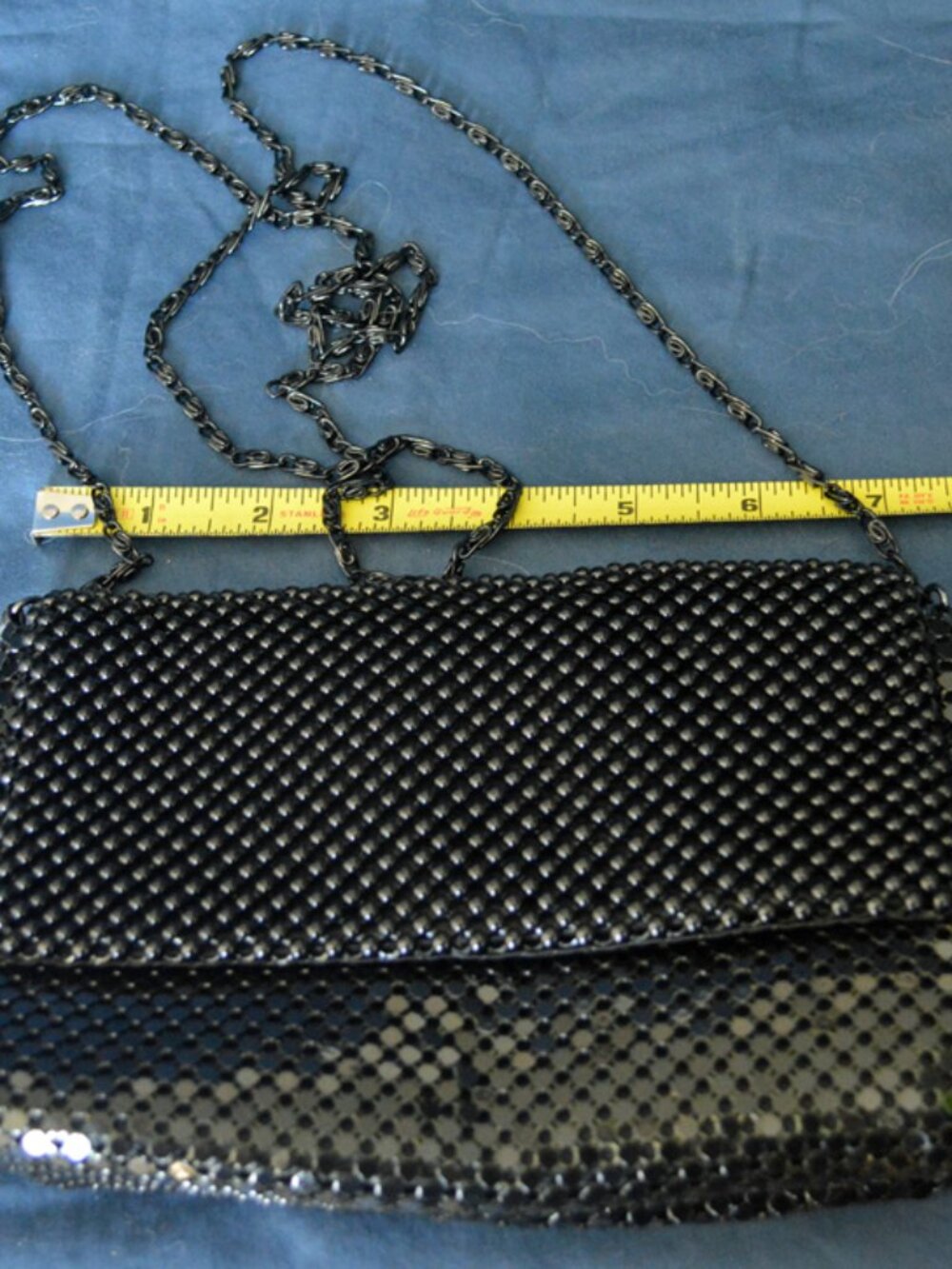 Evening chainmail crossbody bag